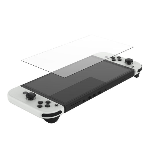 Nintendo Switch OLED 2Pcs Anti-fingerprint Film 9H Tempered Glass Screen Protector - Game Gear Hub