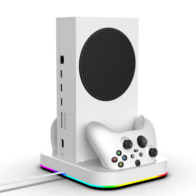 Chargez l&#39;image dans la visionneuse de la galerie, Xbox Series S Charging Dock Cooling Fan Controller Charger Base Station with 2x1400mAh Battery - Polar Tech Australia
