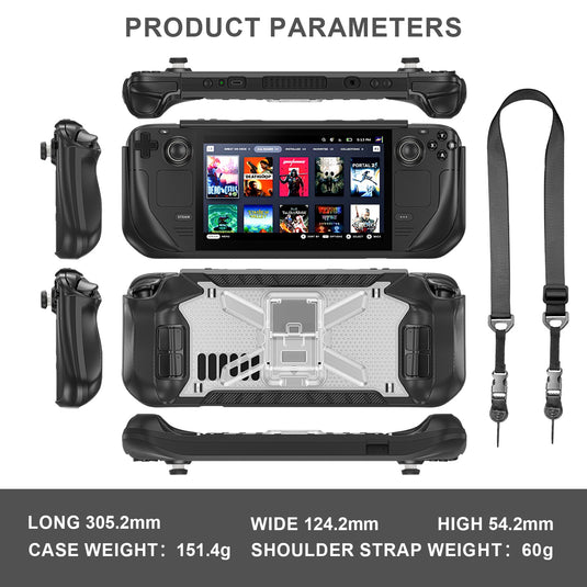 Steam Deck Heavy Duty Protection Carry Storage Travel Shoulder Bag Case - Polar Tech Australia