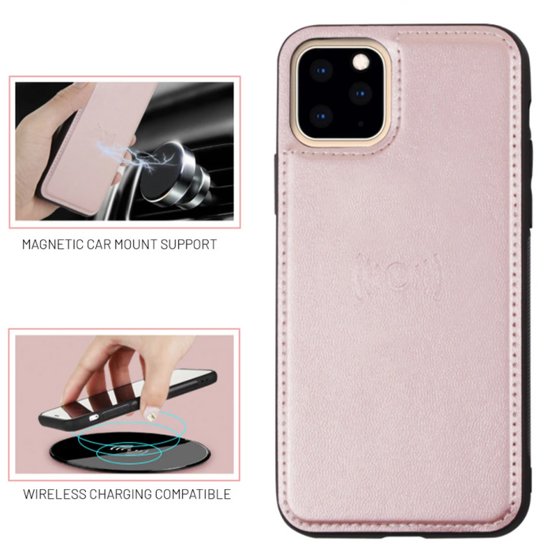 Chargez l&#39;image dans la visionneuse de la galerie, [2 in 1 Magnetic Detachable] Apple iPhone 14/14 Plus/14 Pro/14 Pro Max Hanman Flip Wallet Leather Case - Polar Tech Australia
