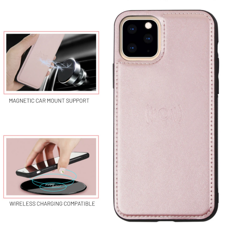 Cargue la imagen en el visor de la galería, [2 in 1 Magnetic Detachable] Apple iPhone 13/Mini/Pro/Max Hanman Flip Wallet Leather Case - Polar Tech Australia
