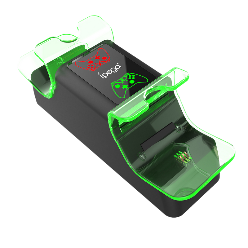 Cargue la imagen en el visor de la galería, Xboxes Series X &amp; S Luminous Base Dock Charging Station with Charging Indicator 2 Batteries - Polar Tech Australia
