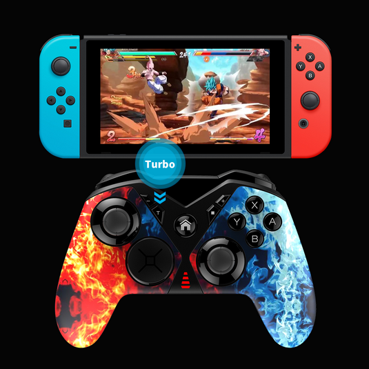 [Camouflage Color] Nintendo Switch/Android/PC Bluetooth Wireless Ergonomic Gamepad 6-Axis Vibration Game Controller - Game Gear Hub