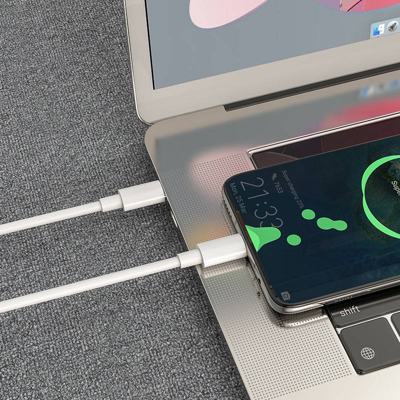Cargue la imagen en el visor de la galería, [1M/2M][X51][100W Super Fast] HOCO Type-C to Type-C High-Power Phone Tablet Laptop Charging Data Sync Cable - Polar Tech Australia
