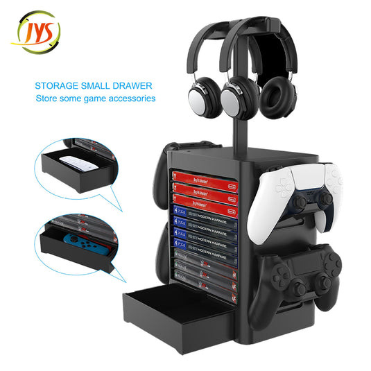 Xbox Wireless Controller Game Disc Storage Box Headphone Holder Stand - Game Gear Hub