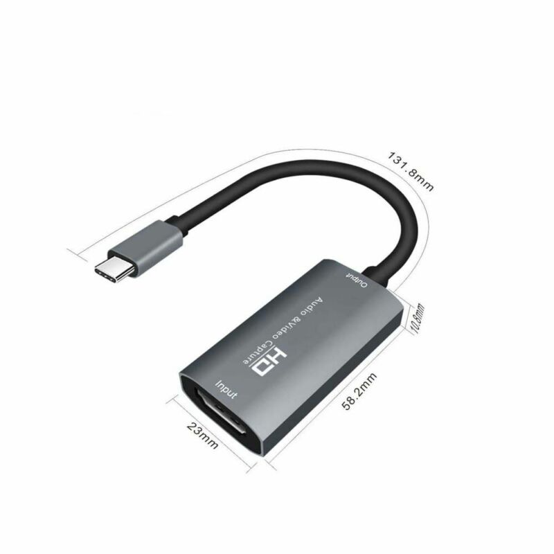 Load image into Gallery viewer, [Z29A] Universal HDMI to USB-C Type-C Video Capture Card Cable - Polar Tech Australia
