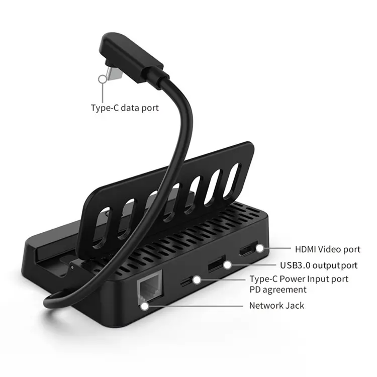 Chargez l&#39;image dans la visionneuse de la galerie, Steam Deck Docking Station Converter with HD Video Port, Gigabit Ethernet, USB 2.0 and PD Fast Charging - Polar Tech Australia
