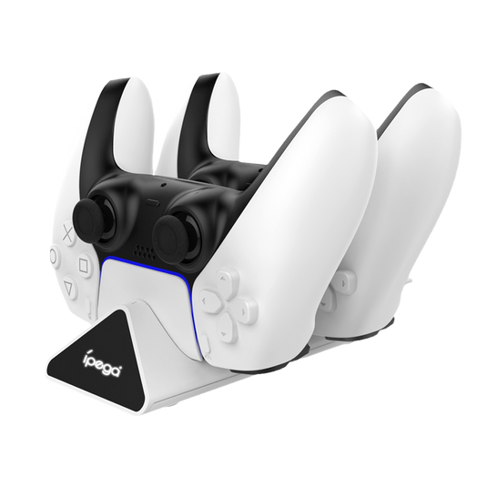 PlayStation 5/PS5 - DualSense Game Controller Type-C Dual Fast Charging Dock Station Stand with LED Indicator - Polar Tech Australia