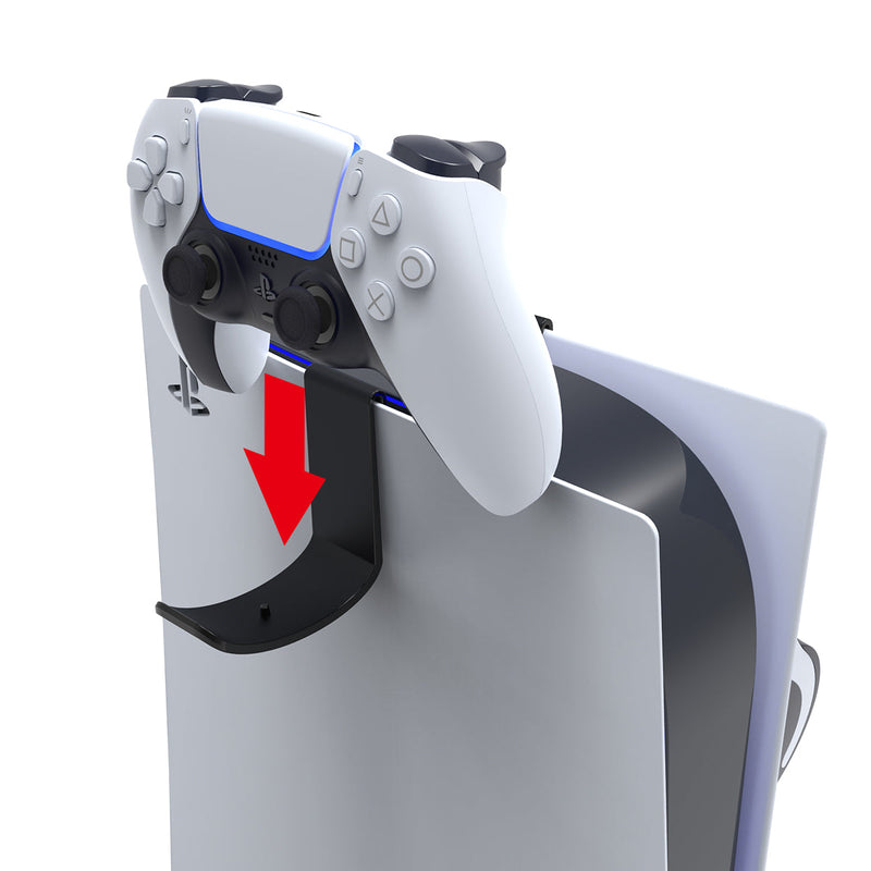 Chargez l&#39;image dans la visionneuse de la galerie, Sony Playstation PS5 P5 - Game Controller &amp; Headset Headphone Holder Combo Hook - Polar Tech Australia
