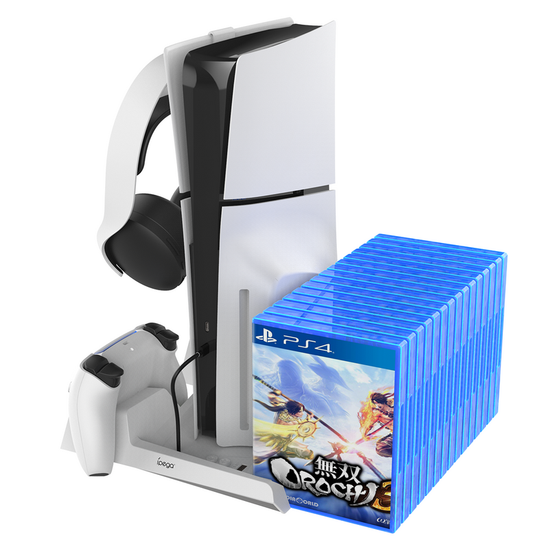 Load image into Gallery viewer, Sony PlayStation PS5 &amp; P5 Slim - All-in-one Multifunctional Dock Charger Station Holder - Game Gear Hub

