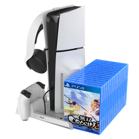 Sony PlayStation PS5 & P5 Slim - All-in-one Multifunctional Dock Charger Station Holder - Game Gear Hub