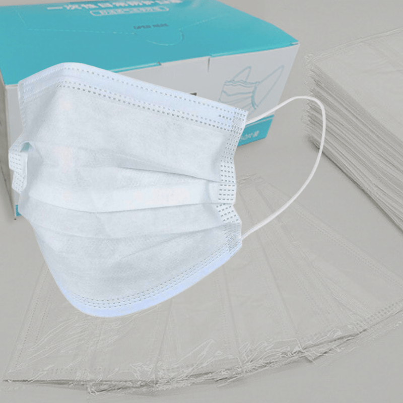 Load image into Gallery viewer, [50PCS] 3 Ply Layer Surgical Face Masks Anti-Coronavirus Covid-19 Masks - White - Polar Tech Australia
