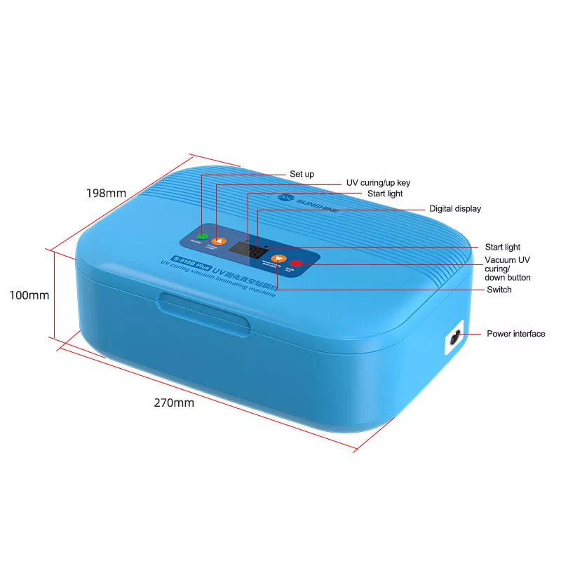 Load image into Gallery viewer, [S-918B Plus][AU Plug] SUNSHINE Lighweigt High Power 2 in 1 UV Curing &amp;  Lamp Light Box - Polar Tech Australia
