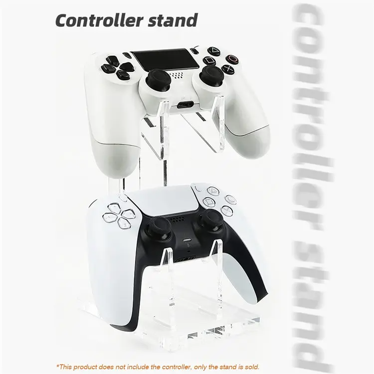 Load image into Gallery viewer, PS4 / Xbox One / Switch Game Controller Holder Desktop Gamepad Storage Holder - Transparent - Game Gear Hub
