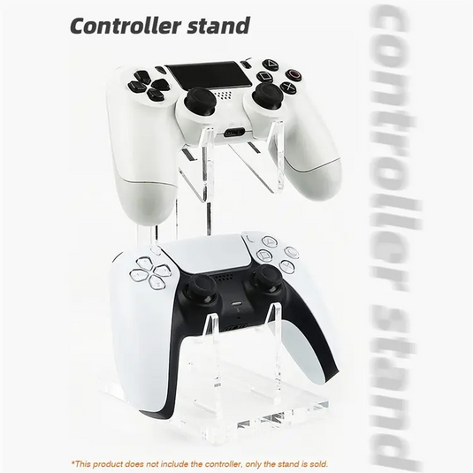 PS4 / Xbox One / Switch Game Controller Holder Desktop Gamepad Storage Holder - Transparent - Game Gear Hub
