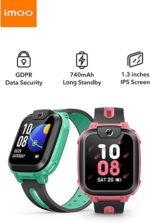 [Z1][4G Version][Green] IMOO Kid Samrt Watch Video and Call & GPS Tracking & Water Resistant - Polar Tech Australia