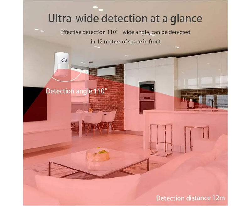 Load image into Gallery viewer, [A02] Pet Friendly Wireless WIFI Battery Powered Infrared Detector PIR Sensor For A01 TUYA Alarm System - Polar Tech Australia
