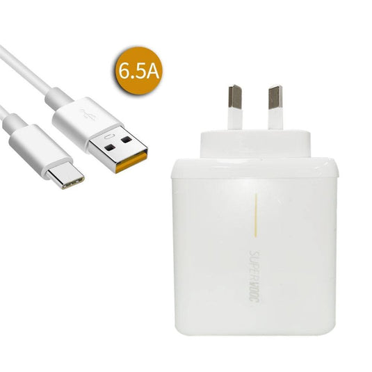 [80W] [With Cable] Genuine OPPO/Realme SuperVOOC Wall Charger Adapter Power Supply Unit - Polar Tech Australia