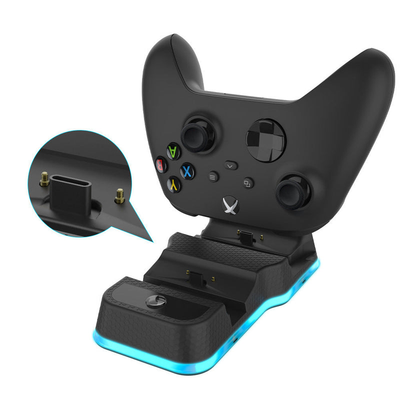 Load image into Gallery viewer, Xbox X/S Dual Charging Station with Dual USB-C Ports &amp; LED Indicator - Game Gear Hub
