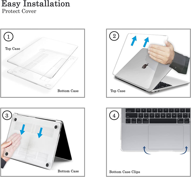 Cargue la imagen en el visor de la galería, Apple MacBook Pro 15&quot; A1707 &amp; A1990 Transparent Clear Shockproof Heavy Duty Tough Case Cover - Polar Tech Australia
