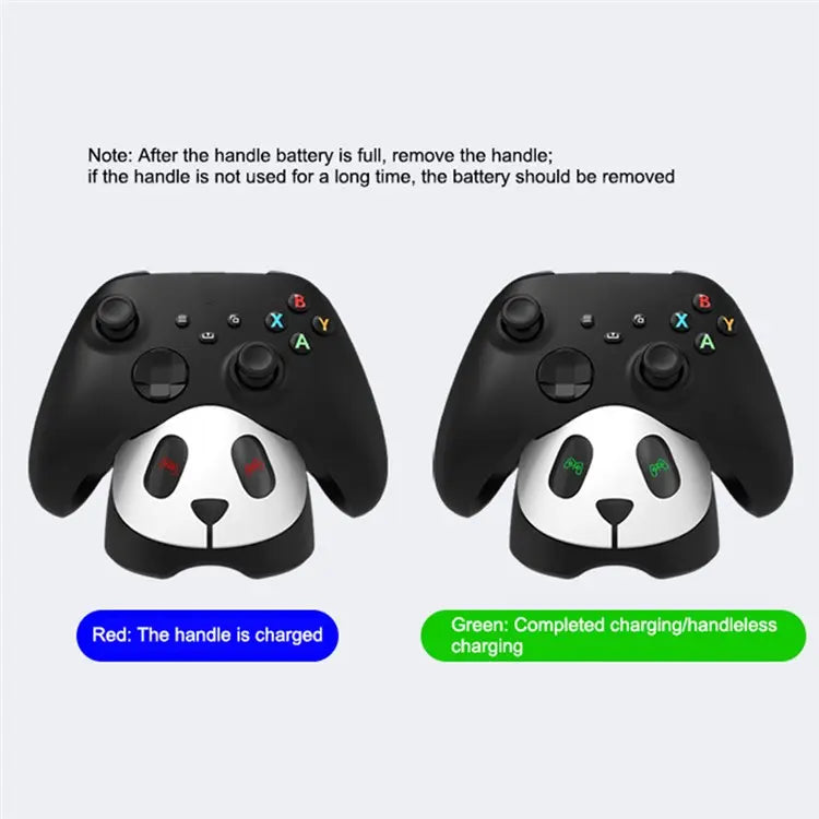 Load image into Gallery viewer, Xbox Controller Charging Station Panda Design Charger Dock with Indicator - Game Gear Hub
