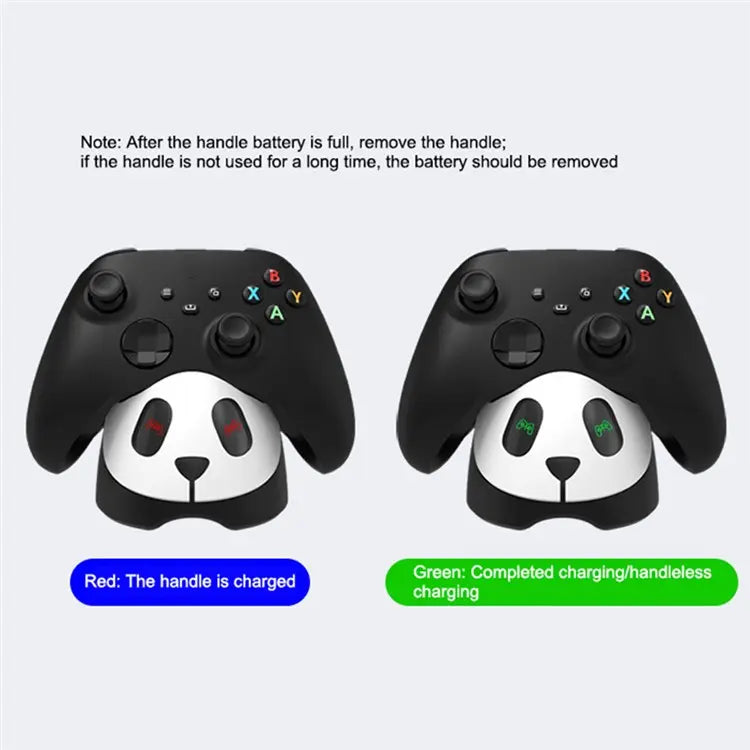 Cargue la imagen en el visor de la galería, Xbox Controller Charging Station Panda Design Charger Dock with Indicator - Game Gear Hub
