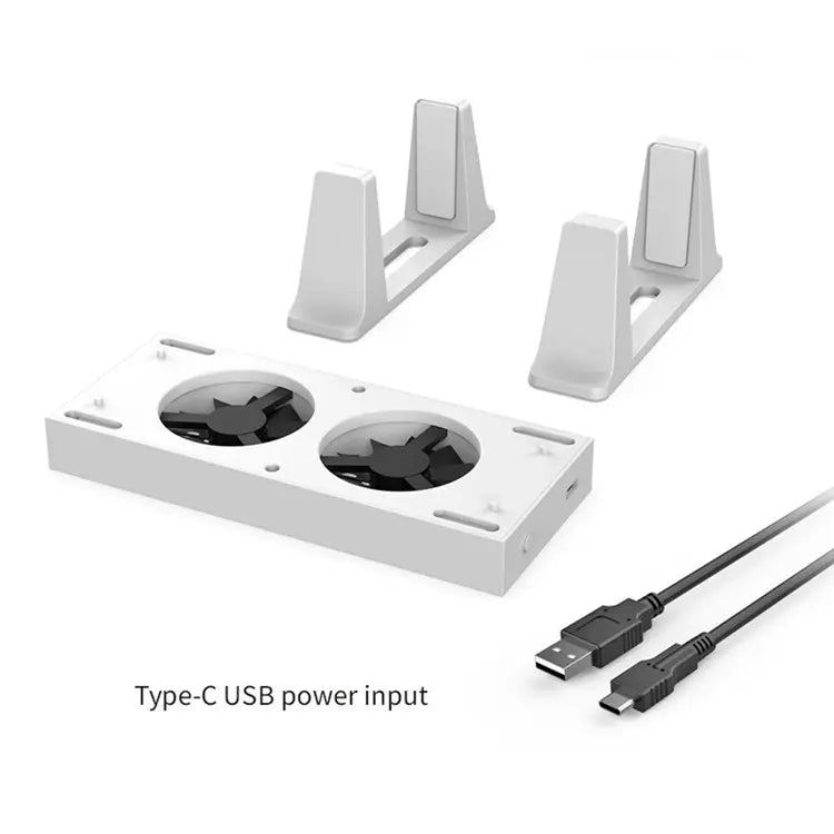 Load image into Gallery viewer, Xbox Series S Vertical Cooling Stand Holder Dual Cooling Fan Base - Game Gear Hub
