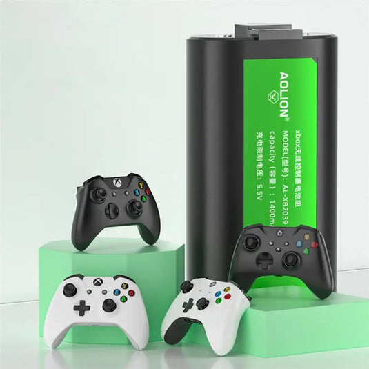 Xbox One Controller 1400mAh Replacement Battery Set with Type-C / Micro USB Charging Cable - Game Gear Hub
