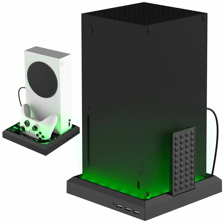 Load image into Gallery viewer, Xbox Series S / X Game Console Holder Stand RGB Light Base (No Remote Control) - Game Gear Hub
