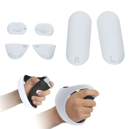 PS VR2 Handle Sleeves Controller Skin Grip  Silicone Protective Pad Cover Set - Game Gear Hub