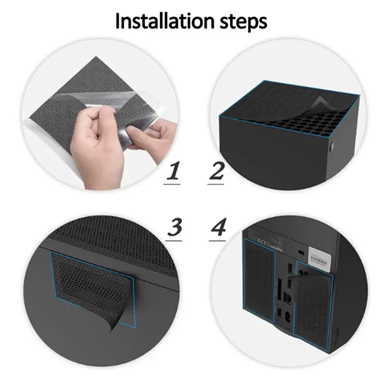 Cargue la imagen en el visor de la galería, Xbox Series X Game Console Mesh Dust Cover, PVC Heat Dissipation Dust-proof Net - Game Gear Hub
