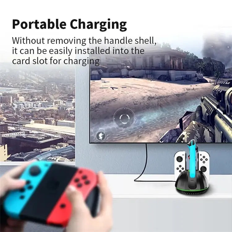 Cargue la imagen en el visor de la galería, Xbox Game Controller Battery Charging Base with 4 1100mAh Batteries - Game Gear Hub
