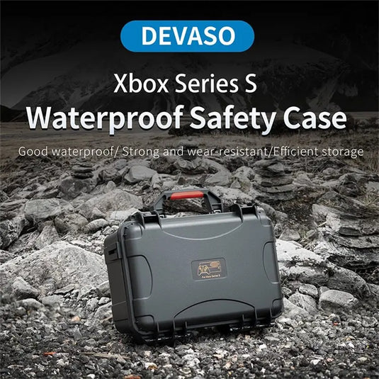 Xbox Series S Portable Waterproof Anti-shock PP Storage Box Game Console Carrying Case - Game Gear Hub