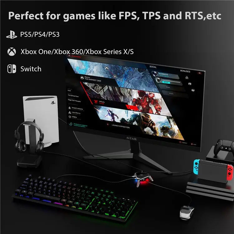 Load image into Gallery viewer, XBox Switch PS5 Keyboard Mouse Adapter Converter - Game Gear Hub
