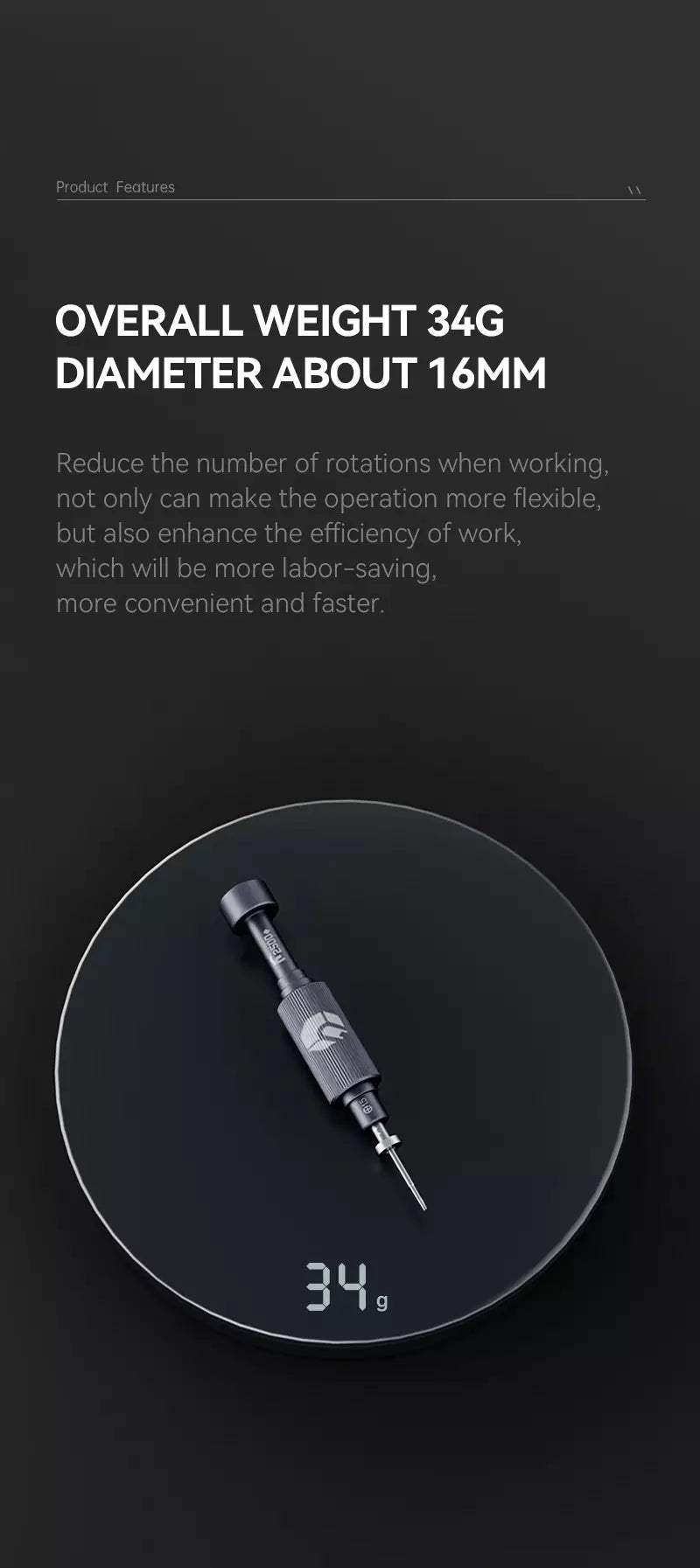 Load image into Gallery viewer, [JM-8190] Jakemy Mortar Mini Short Mobile Phone &amp; Tablet Repair Precision Screwdriver - Polar Tech Australia
