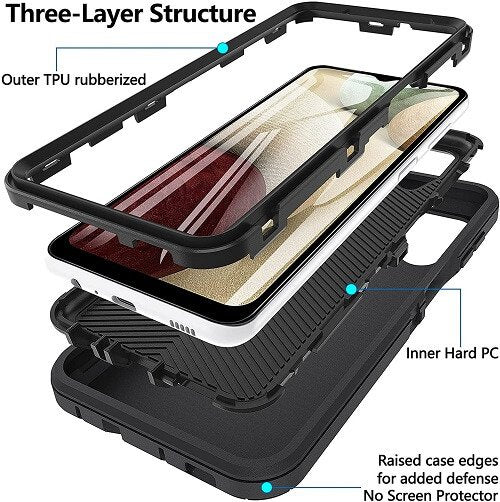 Load image into Gallery viewer, Samsung Galaxy A12 (A125) / A12 Nacho (A127) Adventurer Commuter Heavy Duty Drop Proof Case - Polar Tech Australia
