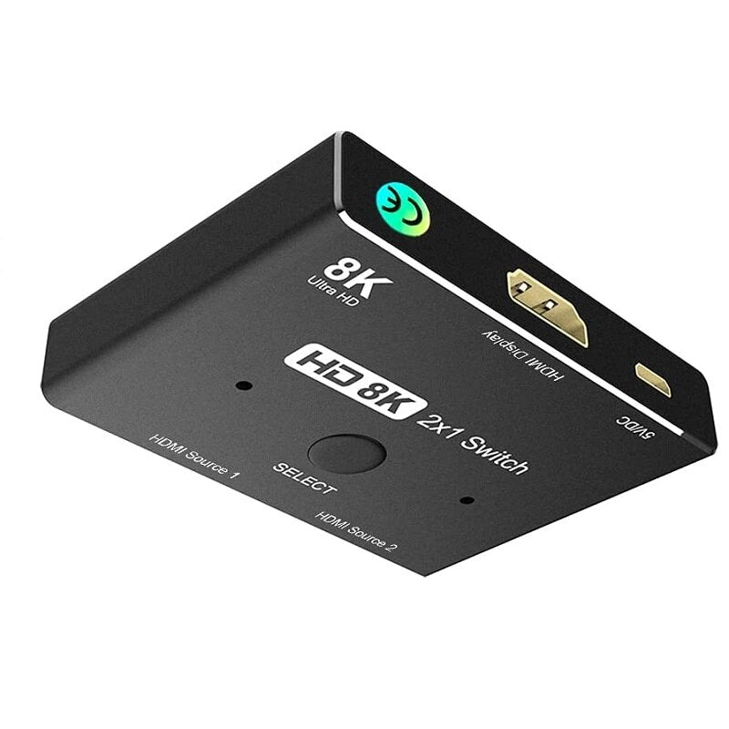 Chargez l&#39;image dans la visionneuse de la galerie, Nintendo Switch PS4 Game Console HDMI 2.1 Ultra HD High Speed 48Gbps Directional Switch 2 in 1 out 8K@60Hz 4K@120Hz Splitter Converter Adapter - Polar Tech Australia
