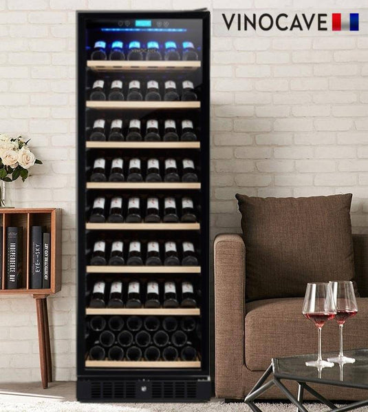 [95 Bottle][450AX] Vinocave Stainless Steel Freestanding Wine Refrigerator Cooler Fridge - Polar Tech Australia