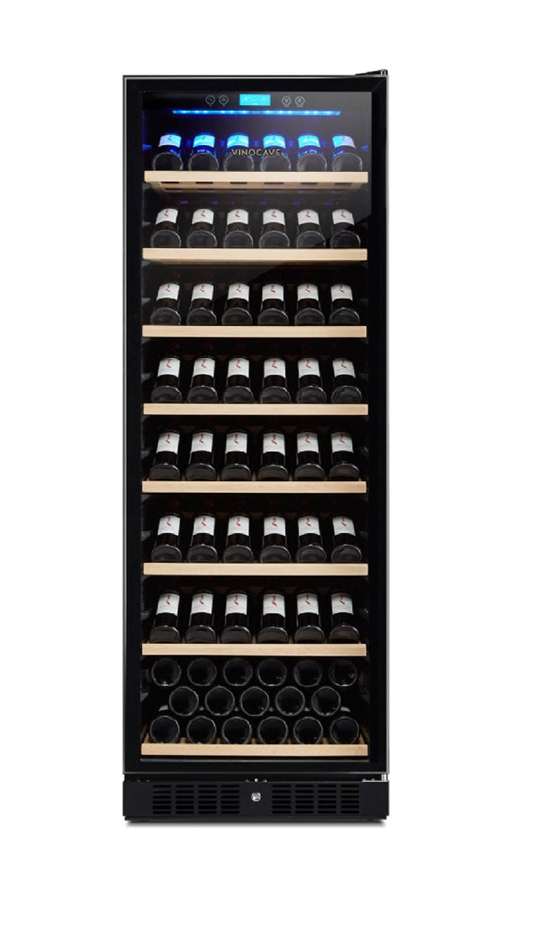 Load image into Gallery viewer, [95 Bottle][450AX] Vinocave Stainless Steel Freestanding Wine Refrigerator Cooler Fridge - Polar Tech Australia
