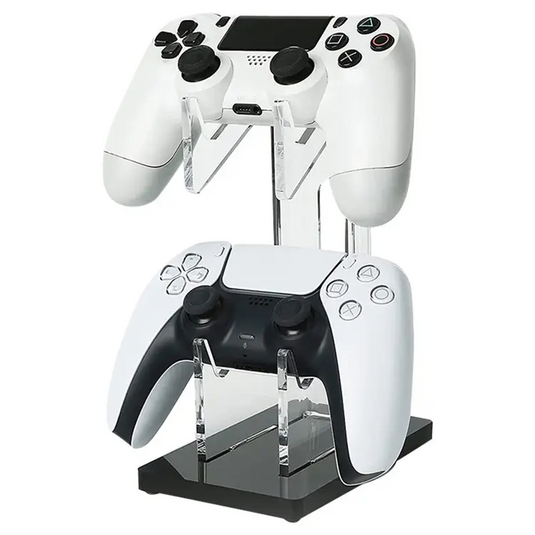 PS4 / Xbox One / Switch Game Controller Holder Desktop Gamepad Storage Holder - Transparent - Game Gear Hub