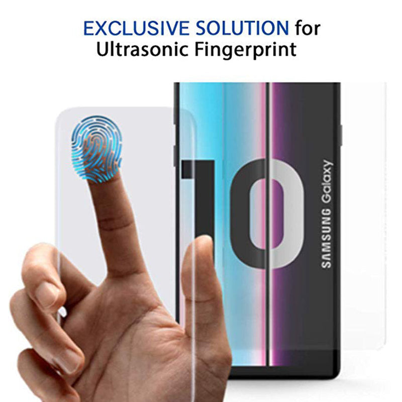 Load image into Gallery viewer, [AMC Installation Kit][UV Glue] Premium Quality Samsung Galaxy S10 / S10 Plus / S10 5G - UV Curved Glue Tempered Glass Screen Protector - Polar Tech Australia
