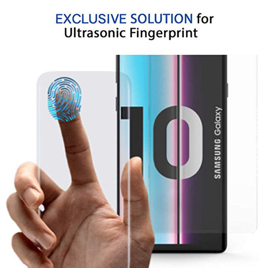 [AMC Installation Kit][UV Glue] Premium Quality Samsung Galaxy S10 / S10 Plus / S10 5G - UV Curved Glue Tempered Glass Screen Protector - Polar Tech Australia