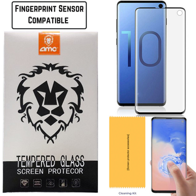 [AMC Installation Kit][Full Glue] Premium Quality Samsung Galaxy S10 / S10 5G / S10 Plus - Curved Full Glue Tempered Glass Screen Protector - Polar Tech Australia