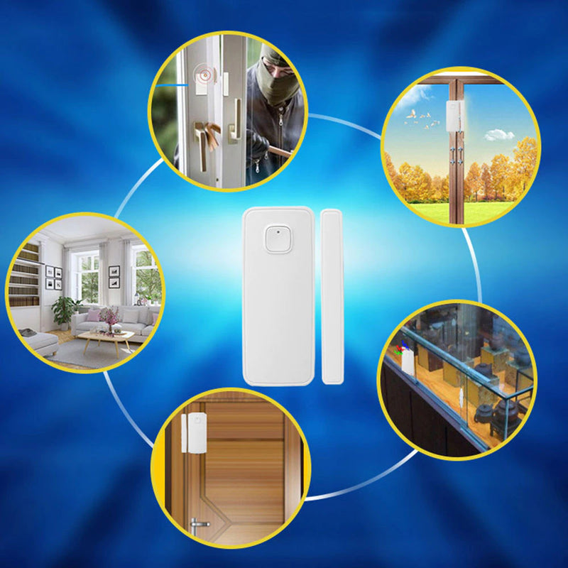 Cargue la imagen en el visor de la galería, [TUYA Smart Home] Battery Powdered Door &amp; Window Sensor Alarm Burglary Detector Home Security - Polar Tech Australia
