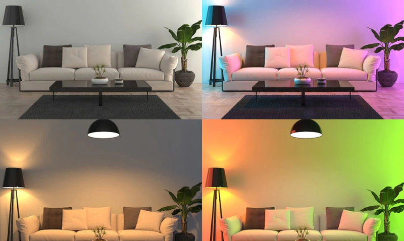 Cargue la imagen en el visor de la galería, [TUYA Smart Home][E27] RGB LED 10W Light Bulb Wireless Control - Polar Tech Australia
