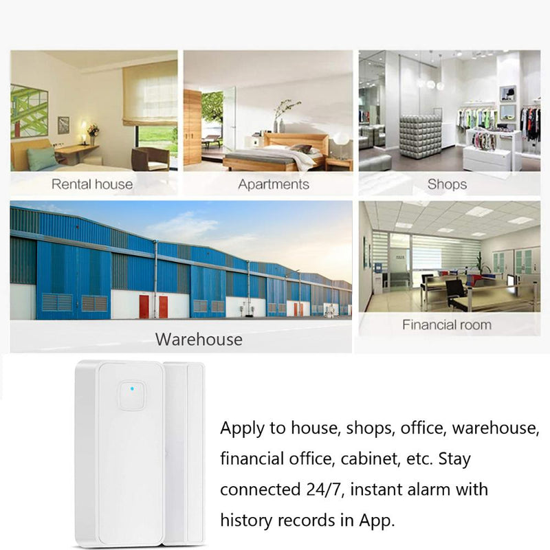 Cargue la imagen en el visor de la galería, [TUYA Smart Home] Battery Powdered Door &amp; Window Sensor Alarm Burglary Detector Home Security - Polar Tech Australia
