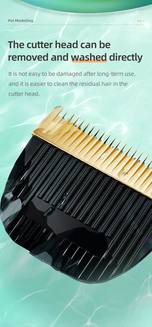 [JM-PE02] Jakemy Waterproof Rechargeable Cordless Electric Pet Hair Clipper Trimmer Pet Grooming Tool - Polar Tech Australia