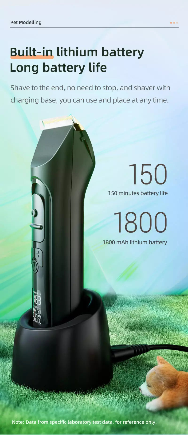 Cargue la imagen en el visor de la galería, [JM-PE02] Jakemy Waterproof Rechargeable Cordless Electric Pet Hair Clipper Trimmer Pet Grooming Tool - Polar Tech Australia

