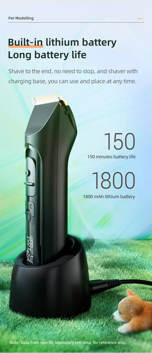 [JM-PE02] Jakemy Waterproof Rechargeable Cordless Electric Pet Hair Clipper Trimmer Pet Grooming Tool - Polar Tech Australia