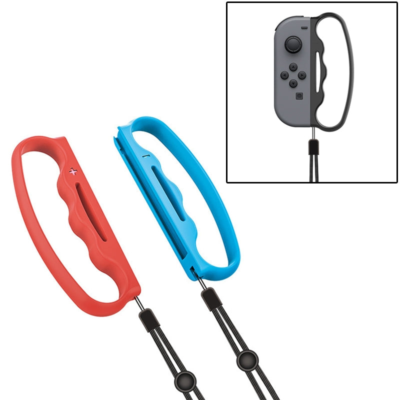 Load image into Gallery viewer, Switch Joy-Con Small Handle Boxing Grip Gamepad Grip with Strap (Red) - Game Gear Hub
